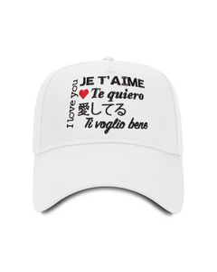 LOVE LANGUAGE CLASSIC PRO HAT WHITE